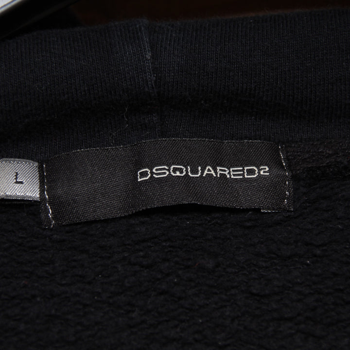 Dsquared2 Felpa Nera Taglia L Donna