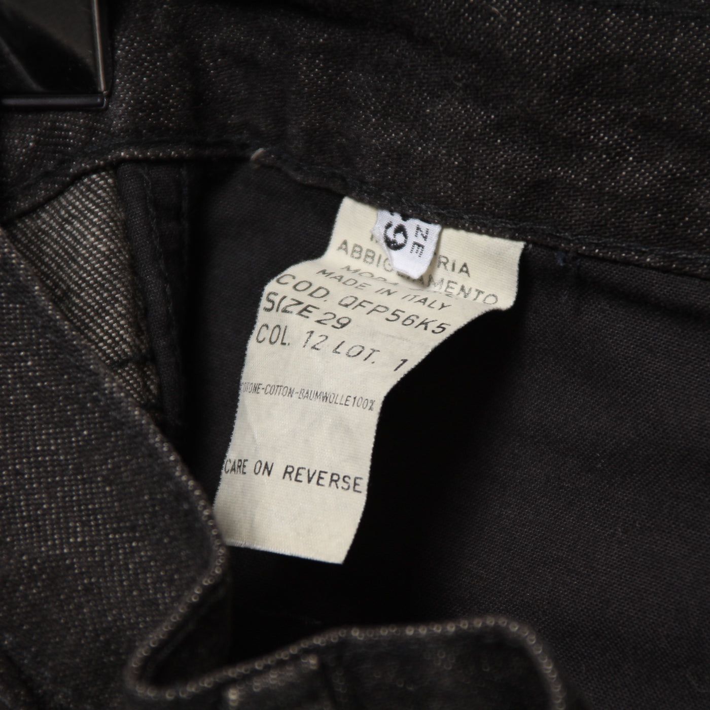 Moschino Jeans W29 Grigio Unisex Vita Alta