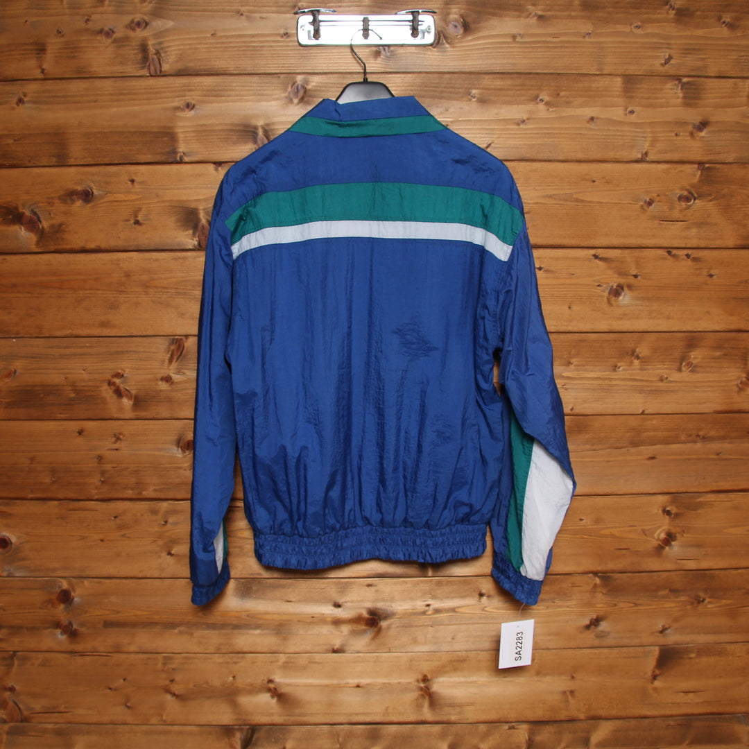 Towne by London Fog Track Top Vintage Blu Taglia S Uomo