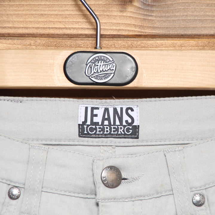 Iceberg Jeans W29 Grigio Unisex Vita Alta