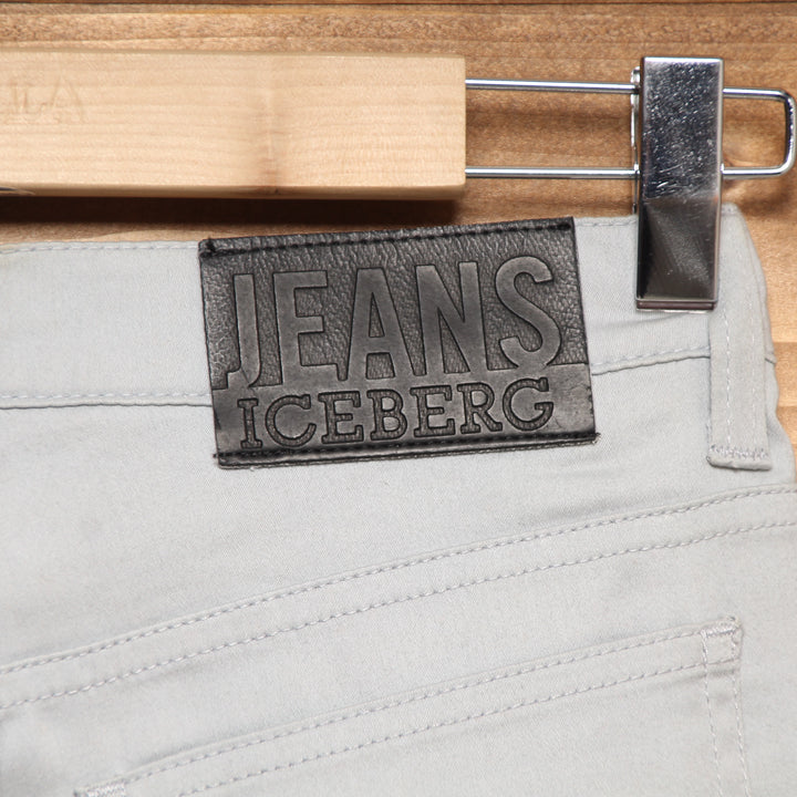 Iceberg Jeans W29 Grigio Unisex Vita Alta