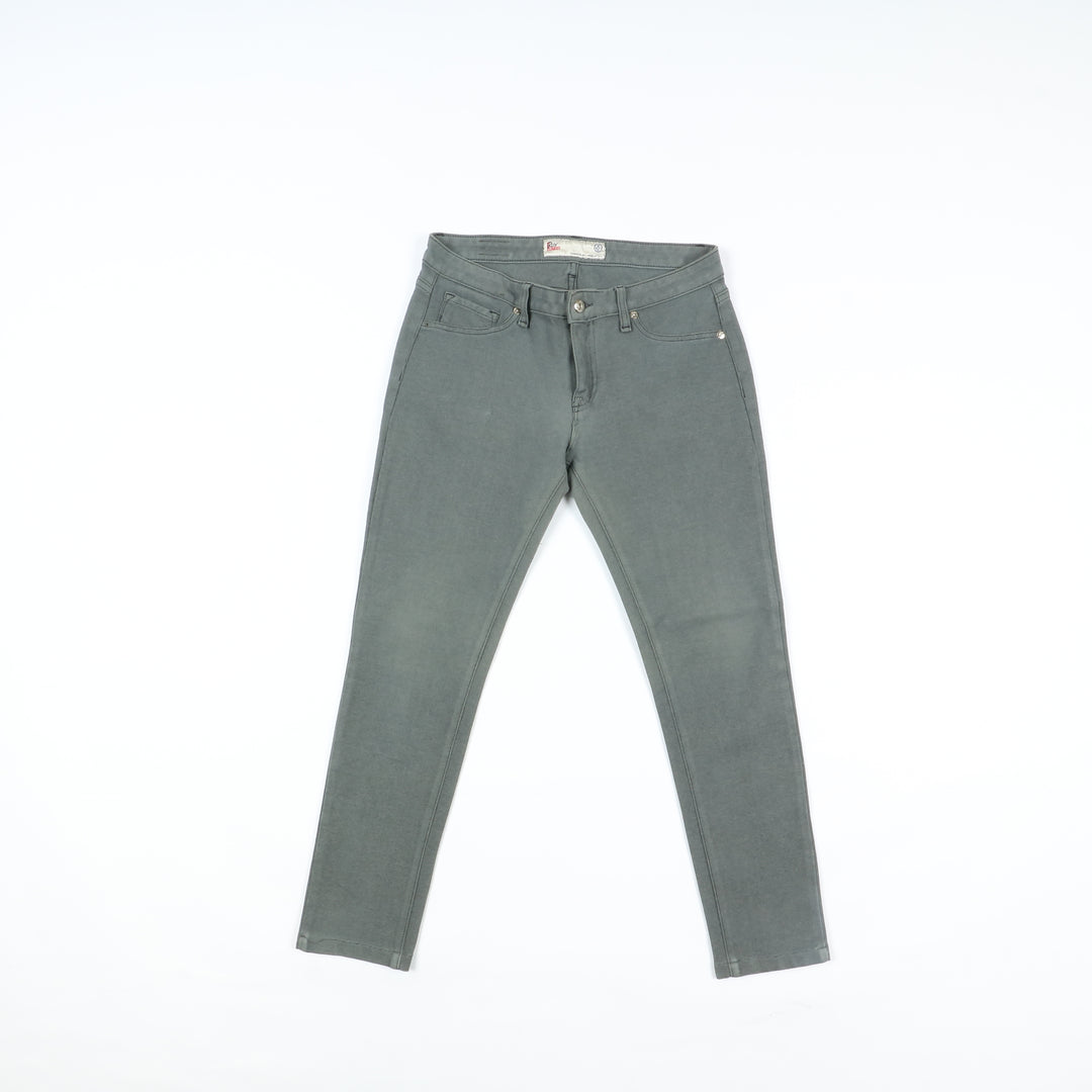 Roy Roger's Muriel Skinny Fit Jeans Grigio W30 Donna