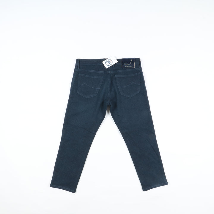 Jacob Cohen Wool Jeans di Lana Blu W32 Donna