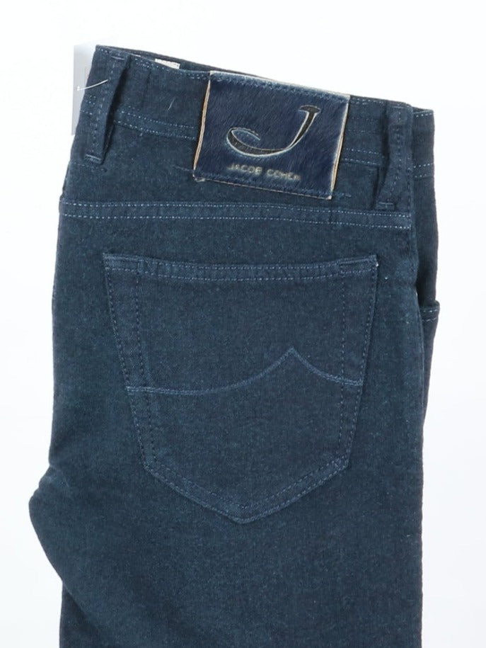 Jacob Cohen Wool Jeans di Lana Blu W32 Donna