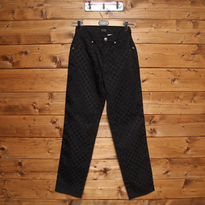 Versace Classic V2 Jeans W27 Nero Donna Vita Alta