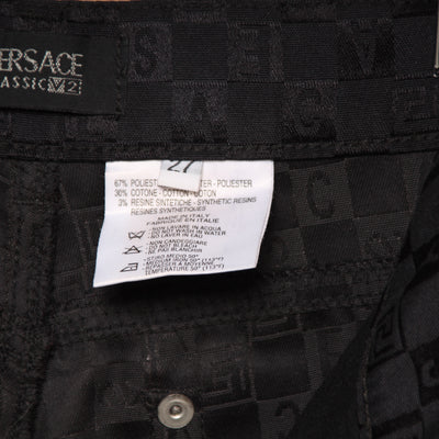 Versace Classic V2 Jeans W27 Nero Donna Vita Alta