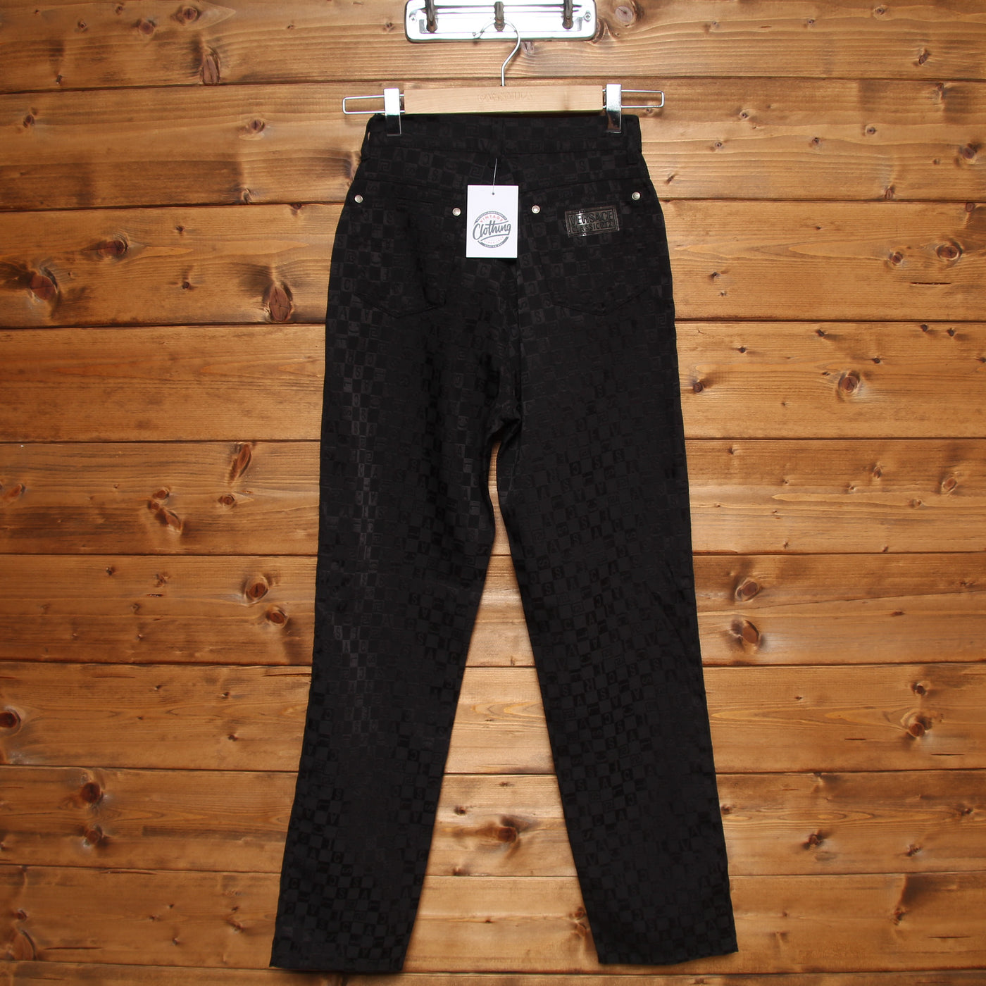 Versace Classic V2 Jeans W27 Nero Donna Vita Alta