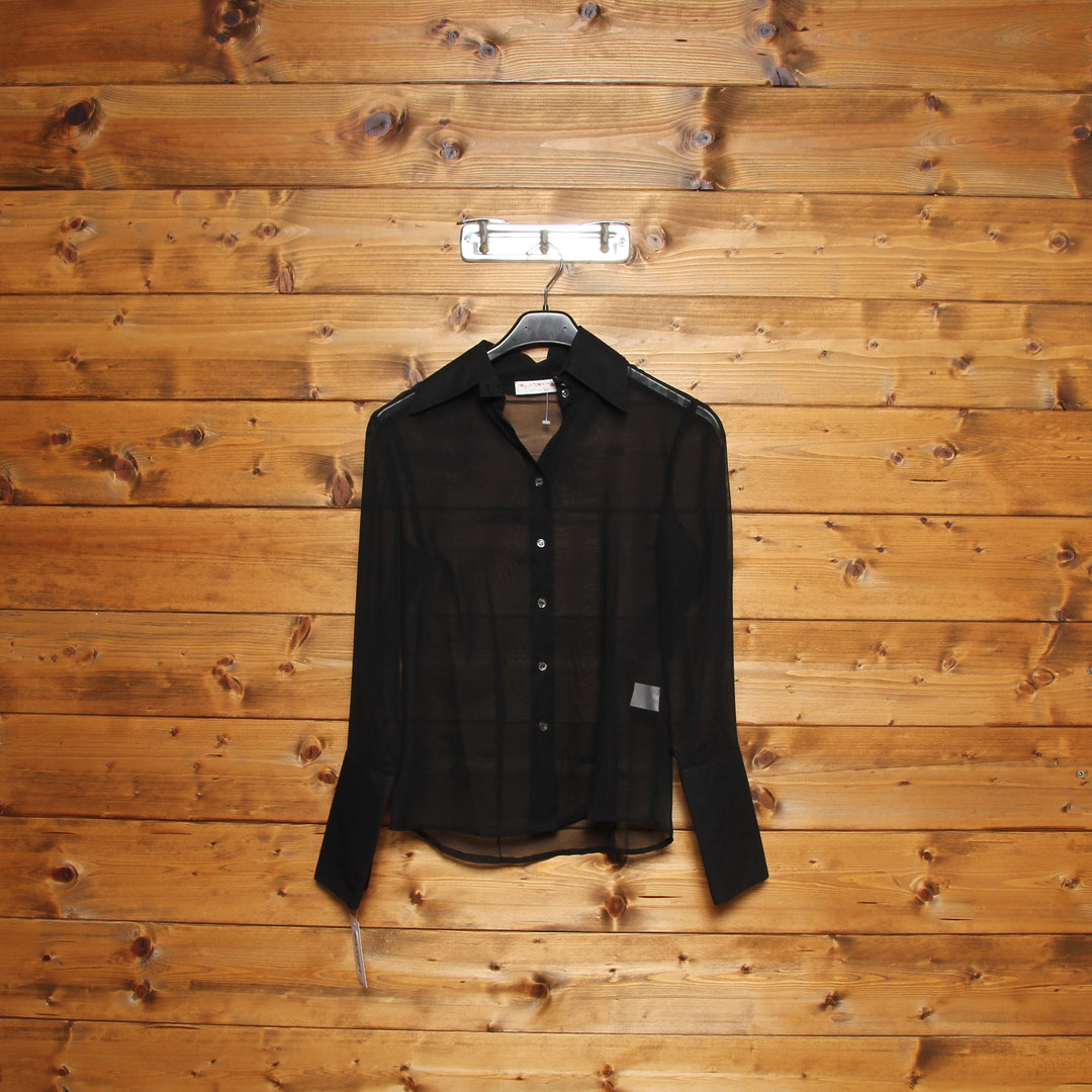 Kaos Camicia Nero Taglia S Donna Deadstock w/Tags – Vintage