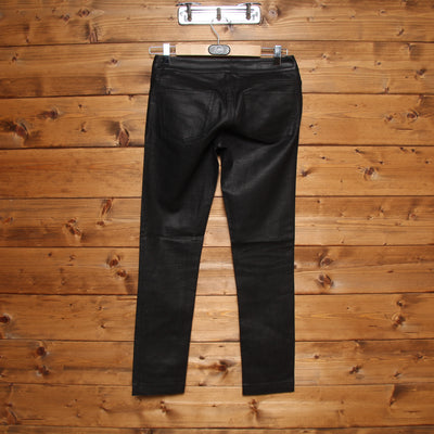 Gucci New Leggins Jeans 38 Nero Donna Vita Bassa