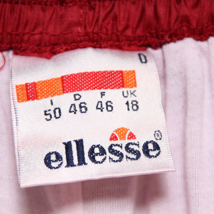 Ellesse Pantalone Vintage Bordeaux Taglia 50 Unisex