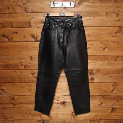 Versus Gianni Versace Pantalone W28 Nero Donna Vita