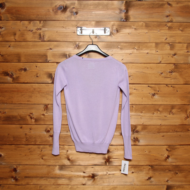 Sun 68 Cardigan Lilla Taglia S Donna Deadstock w/Tags