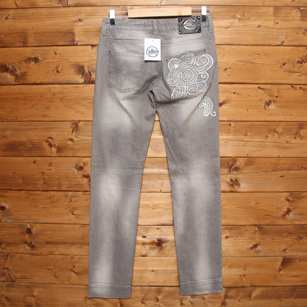 Just Cavalli Jeans W28 Grigio Donna Vita Bassa