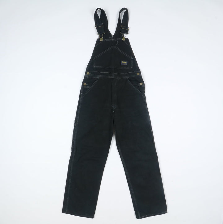 Osh Kosh Salopette di Jeans Nera Taglia S Unisex