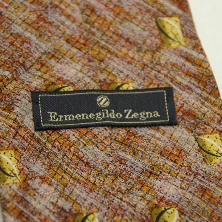 Ermenegildo Zegna Cravatta Vintage Uomo Ruggine