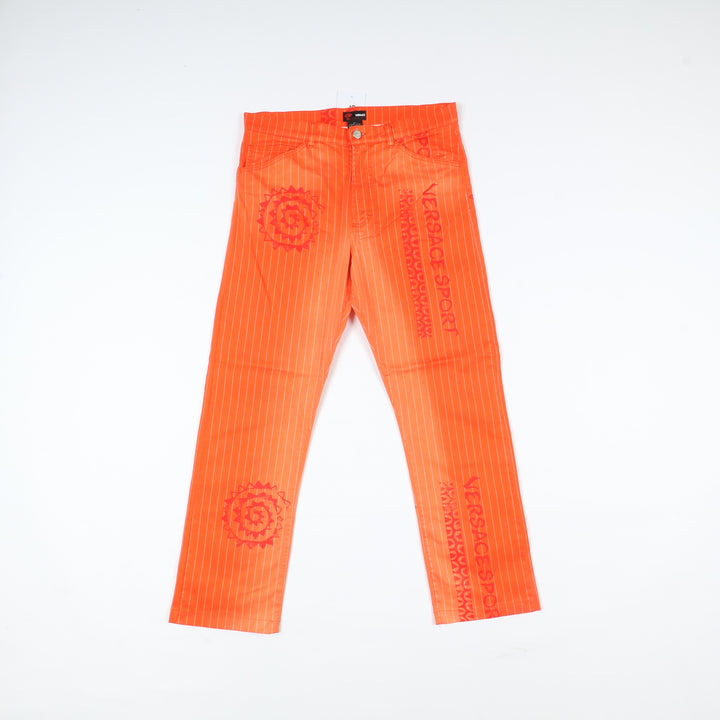 Versace Sport Jeans Arancione W33 Uomo