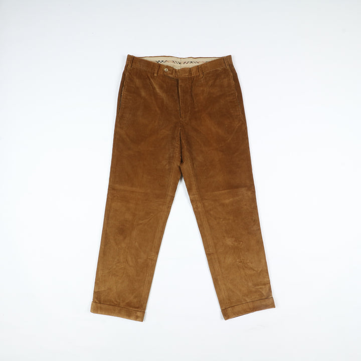 Burberry Jeans in Velluto Taglia 50 Marrone Uomo