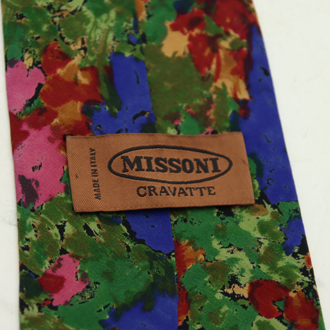 Missoni Cravatta Vintage Uomo Verde