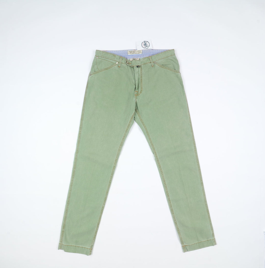 Jacob Cohen J678 Jeans Verde W36 Uomo