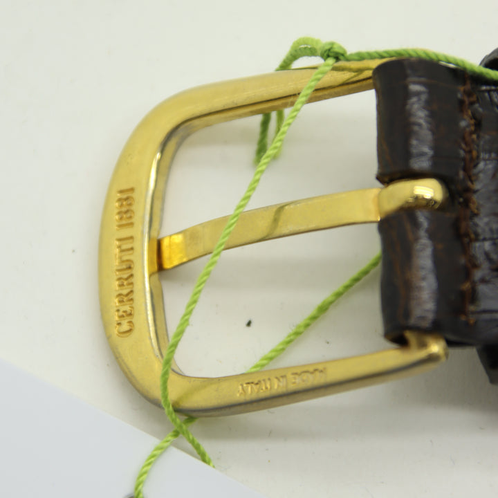 Cerruti 1881 Cintura Vintage Uomo Marrone