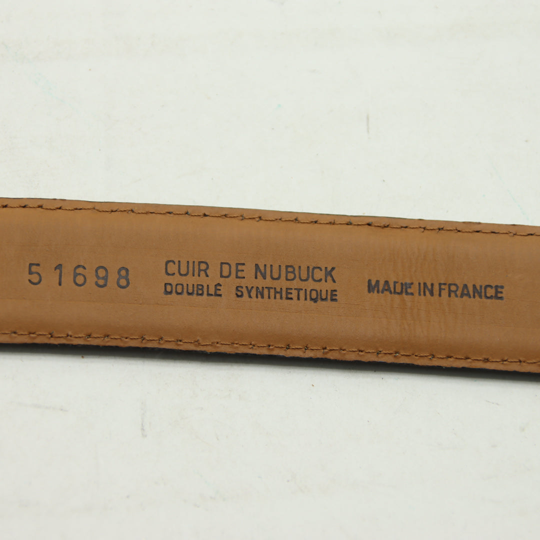 Cintura Vintage Uomo Tortora Made In France
