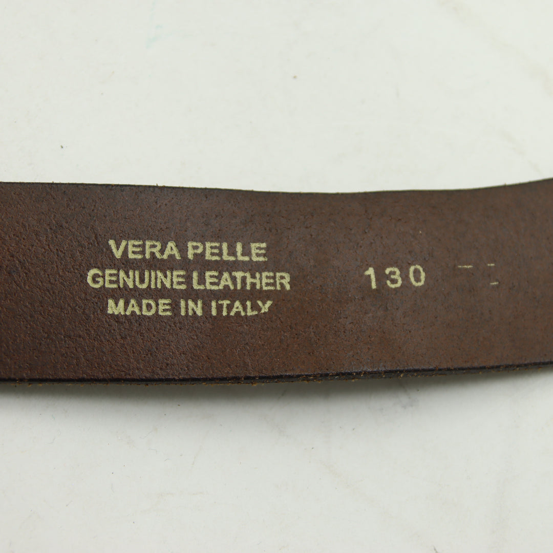 Cintura Vintage Uomo Marrone Made In Italy