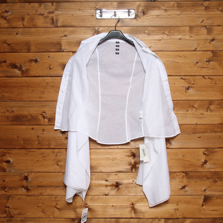 Carla Cr Camicia Bianca Taglia 40 Donna Deadstock w/Tags