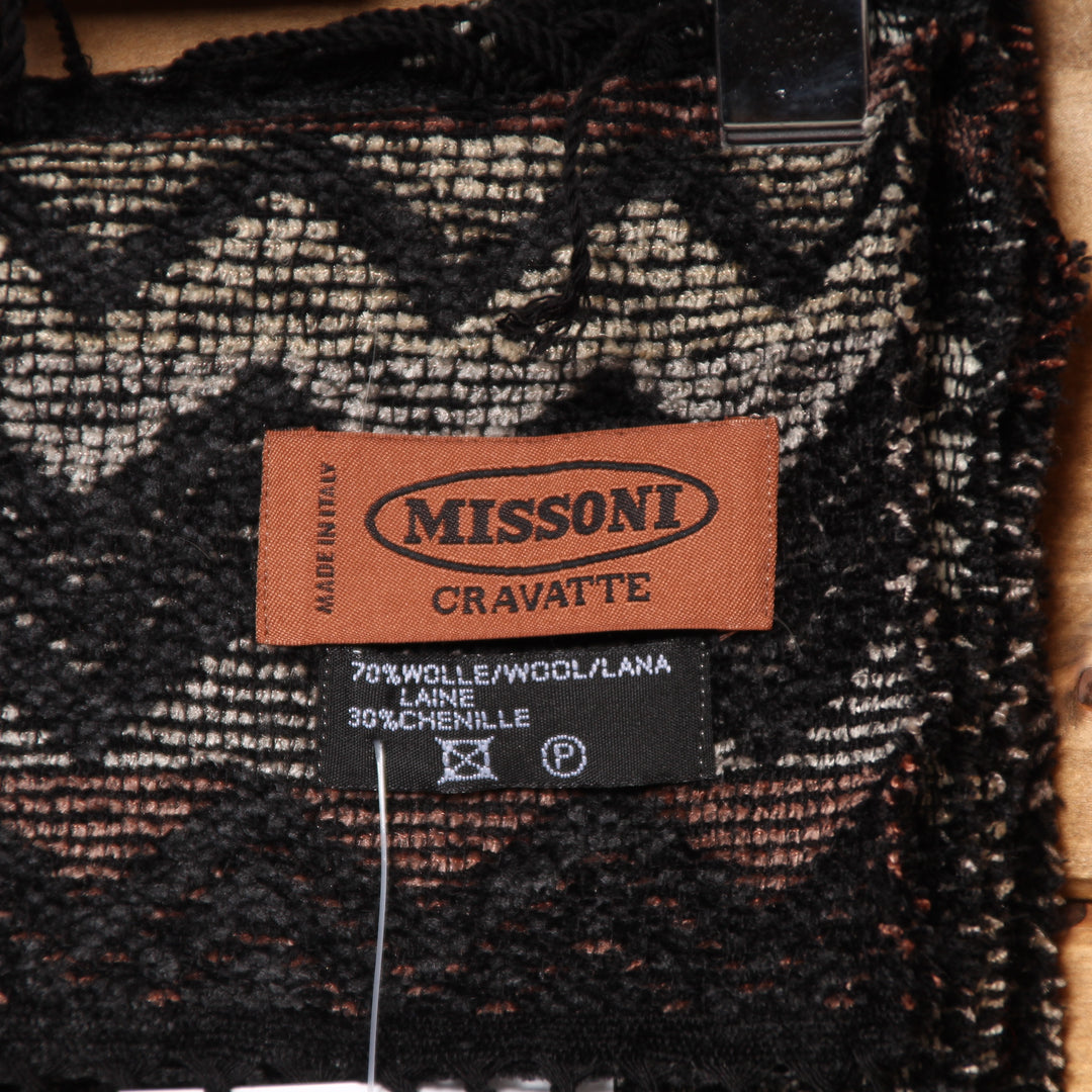 Missoni Sciarpa Rettangolare Usato Unisex Nero