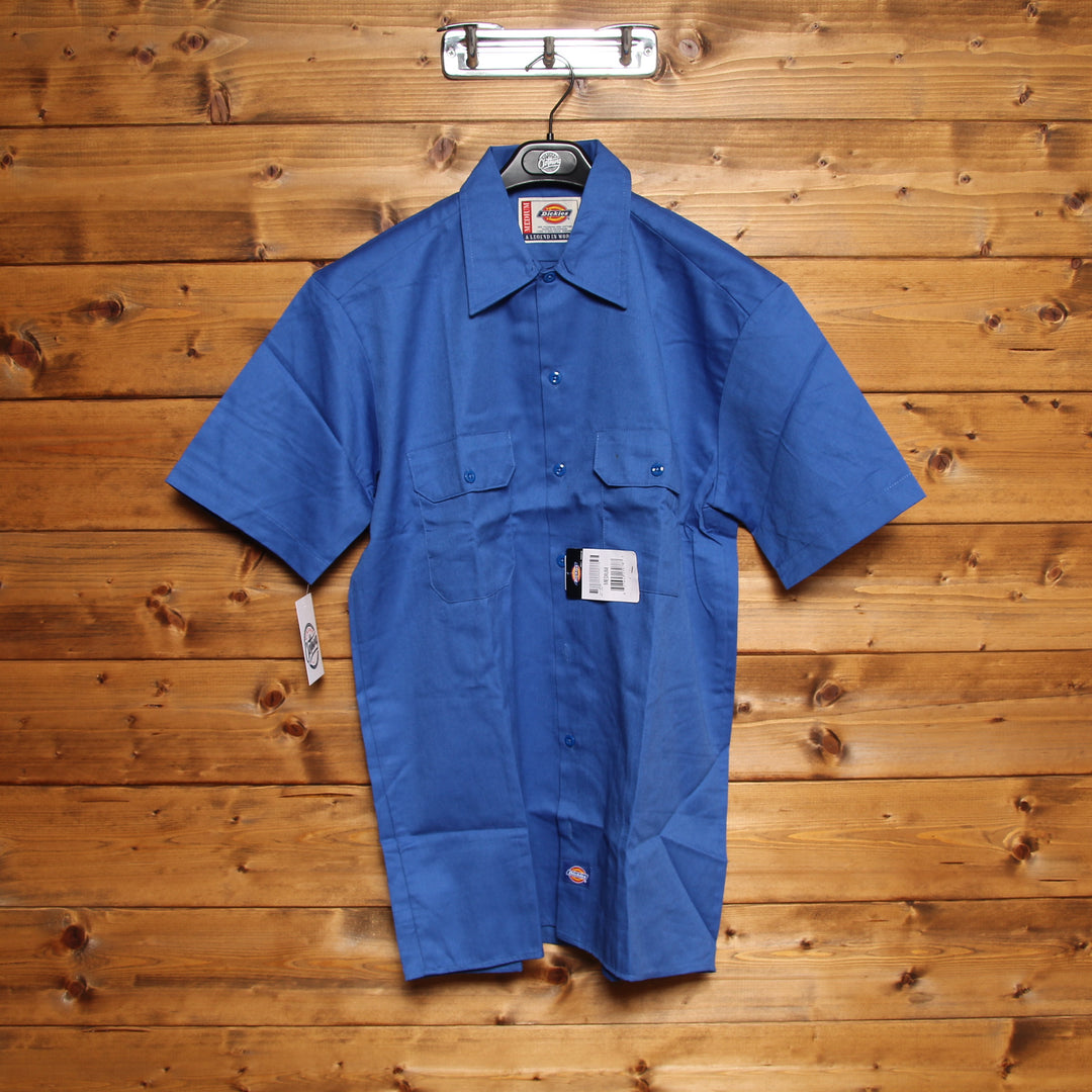 Dickies Camicia Casual Blu Taglia M Uomo Deadstock w/Tags