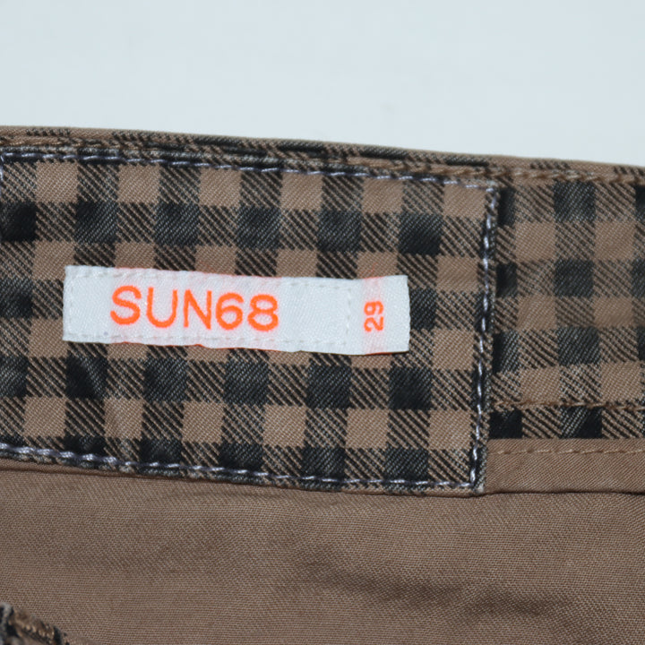 Sun68 Chino Pant Jeans W29 Marrone Donna