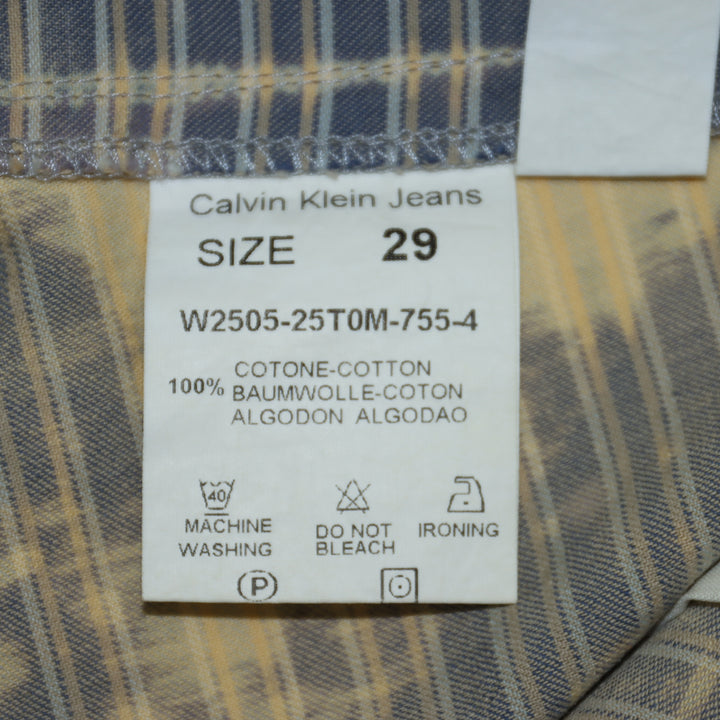 Calvin Klein Jeans Bootcut W29 Multicolore Tye Dye Donna