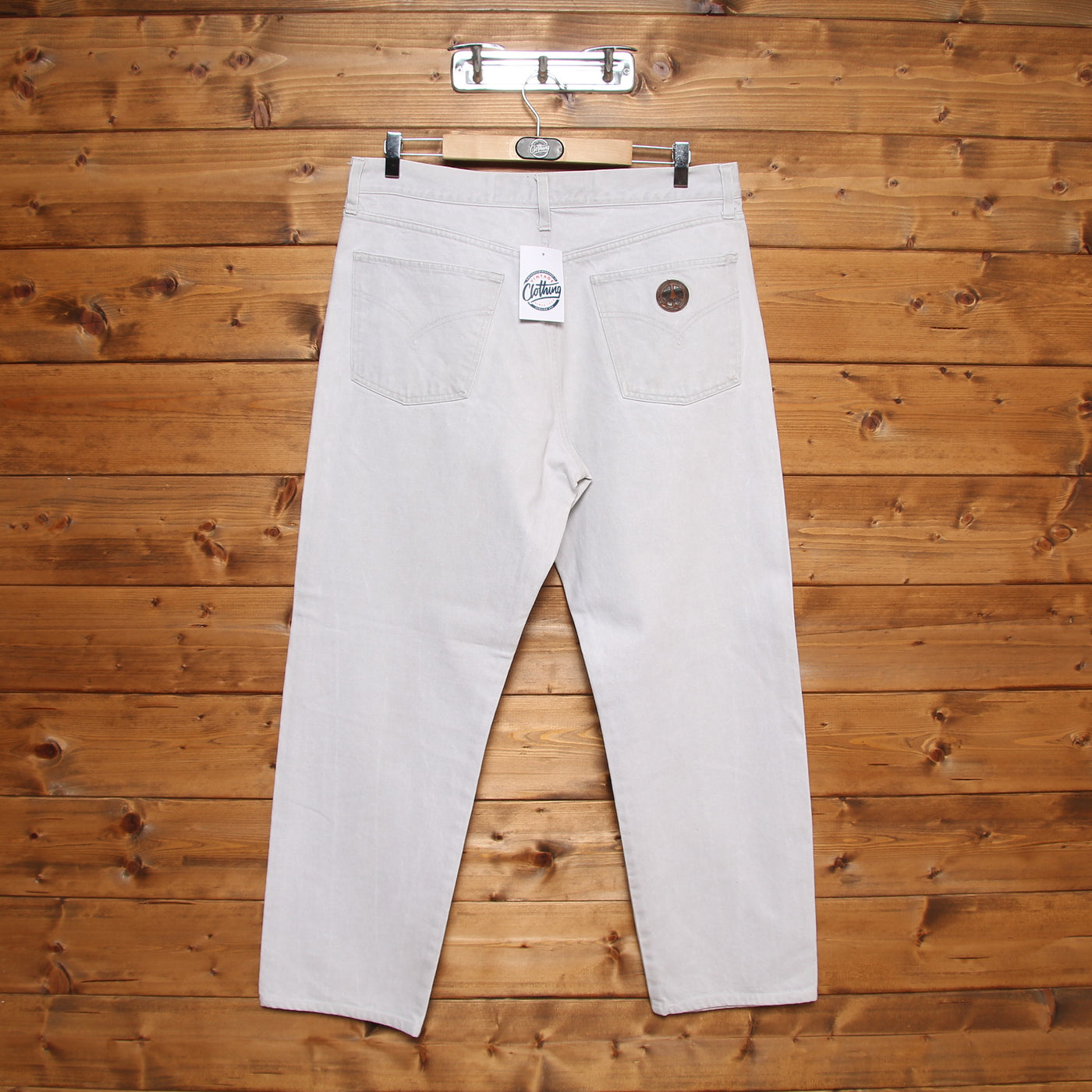 Moschino Jeans Grigio W38 Uomo Vita Alta