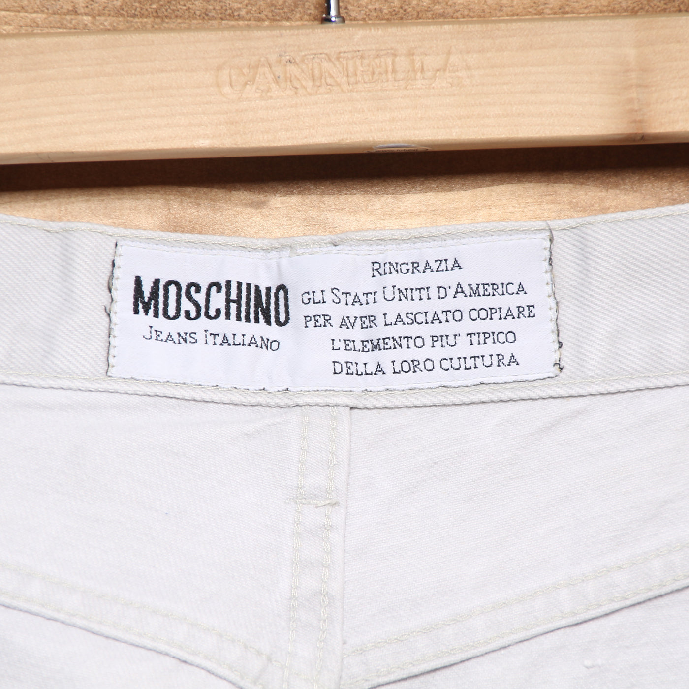 Moschino Jeans Grigio W38 Uomo Vita Alta