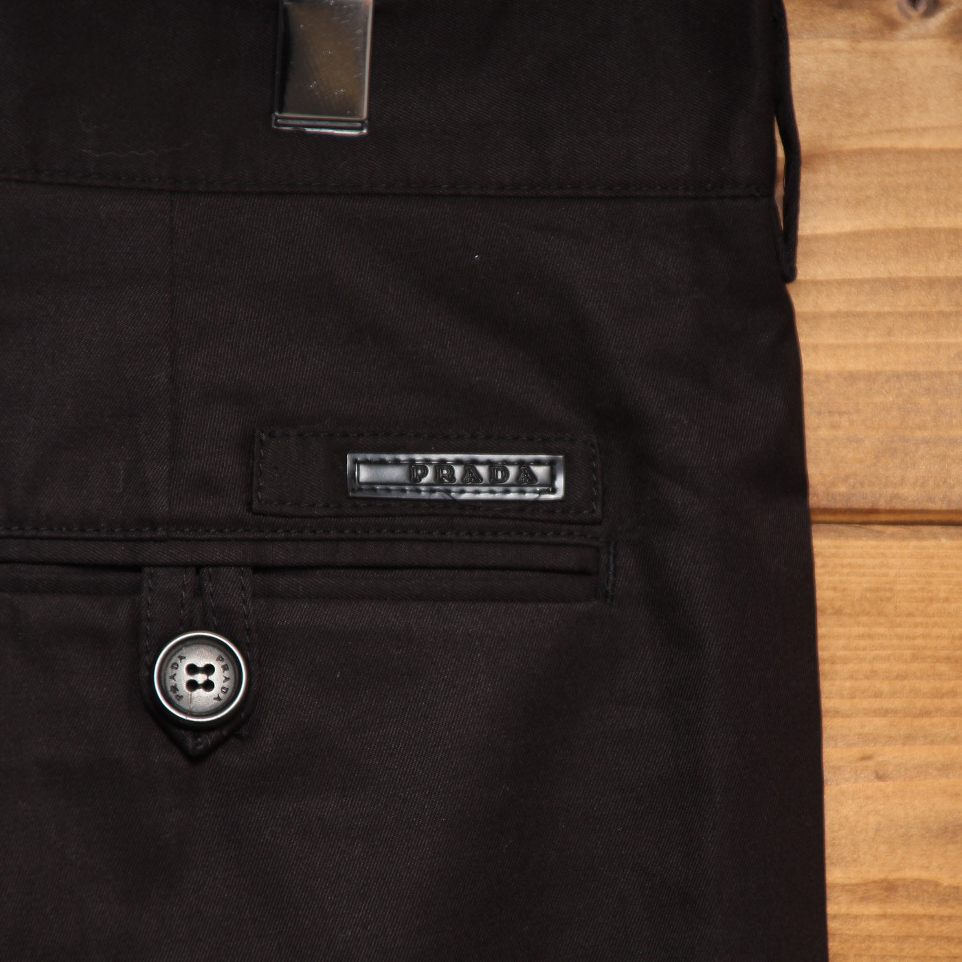 Prada Pantalone Nero Taglia 54 Uomo Vita Bassa