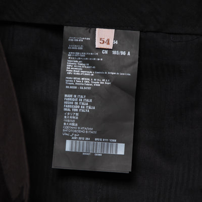 Prada Pantalone Nero Taglia 54 Uomo Vita Bassa