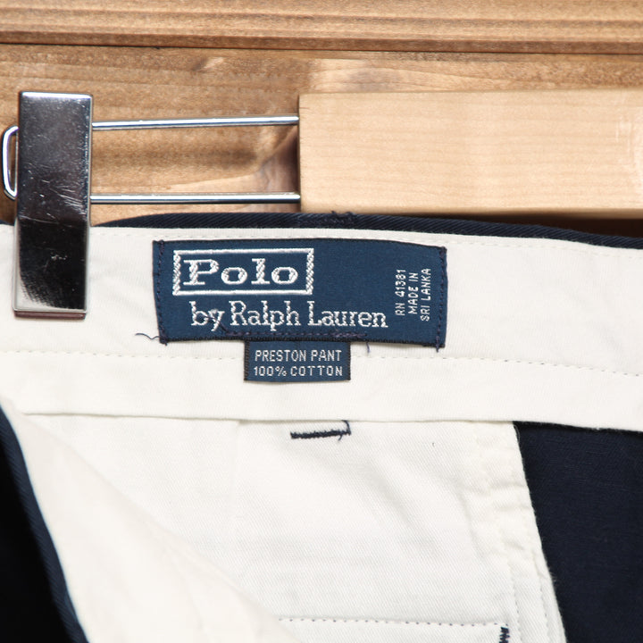 Polo by Ralph Lauren Pantalone Blu W36 Uomo Vita Alta