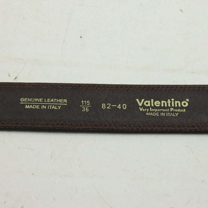 Valentino Vip Cintura Uomo Marrone Made in Italy