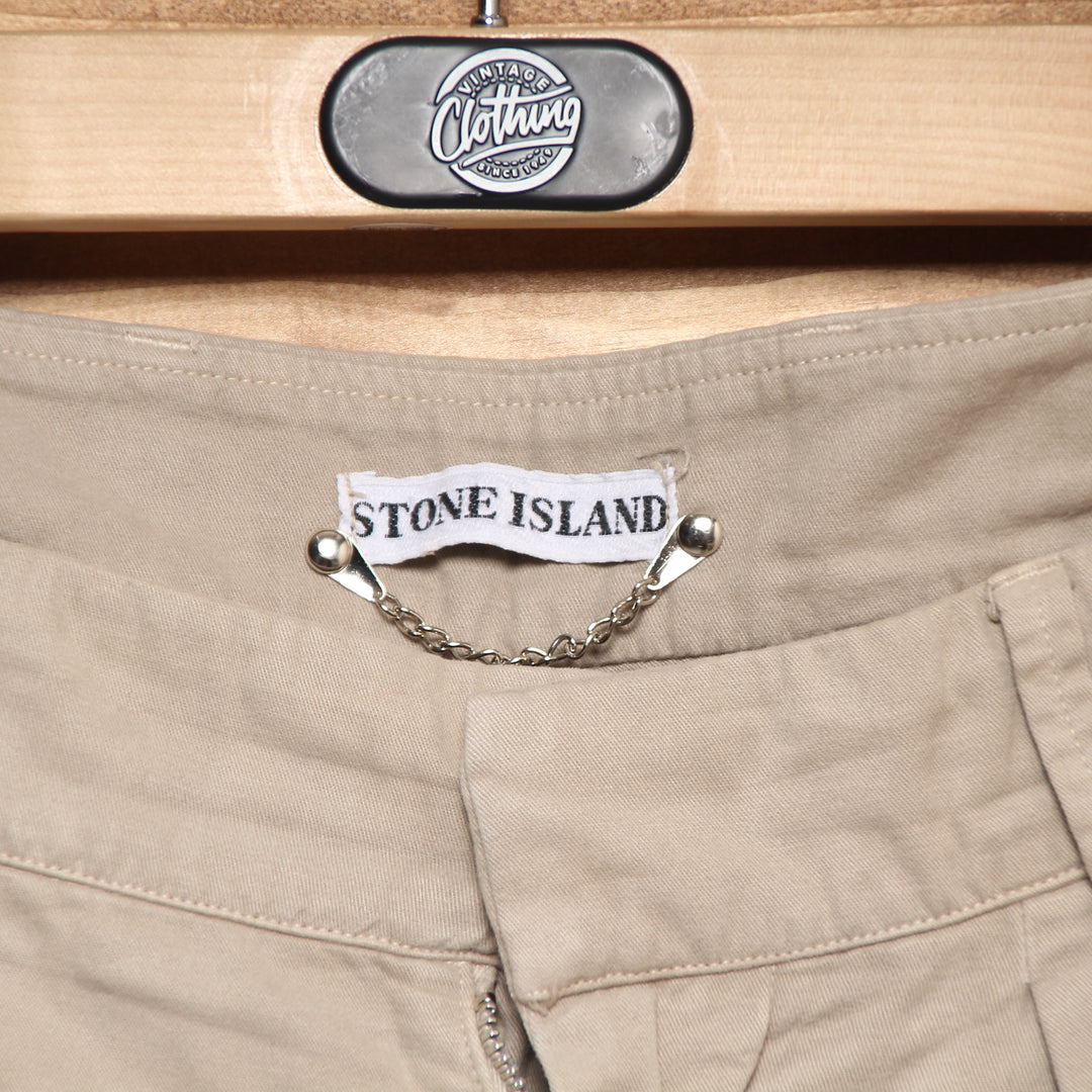 Stone Island Pantalone Beige Taglia 50 Uomo Vita Alta