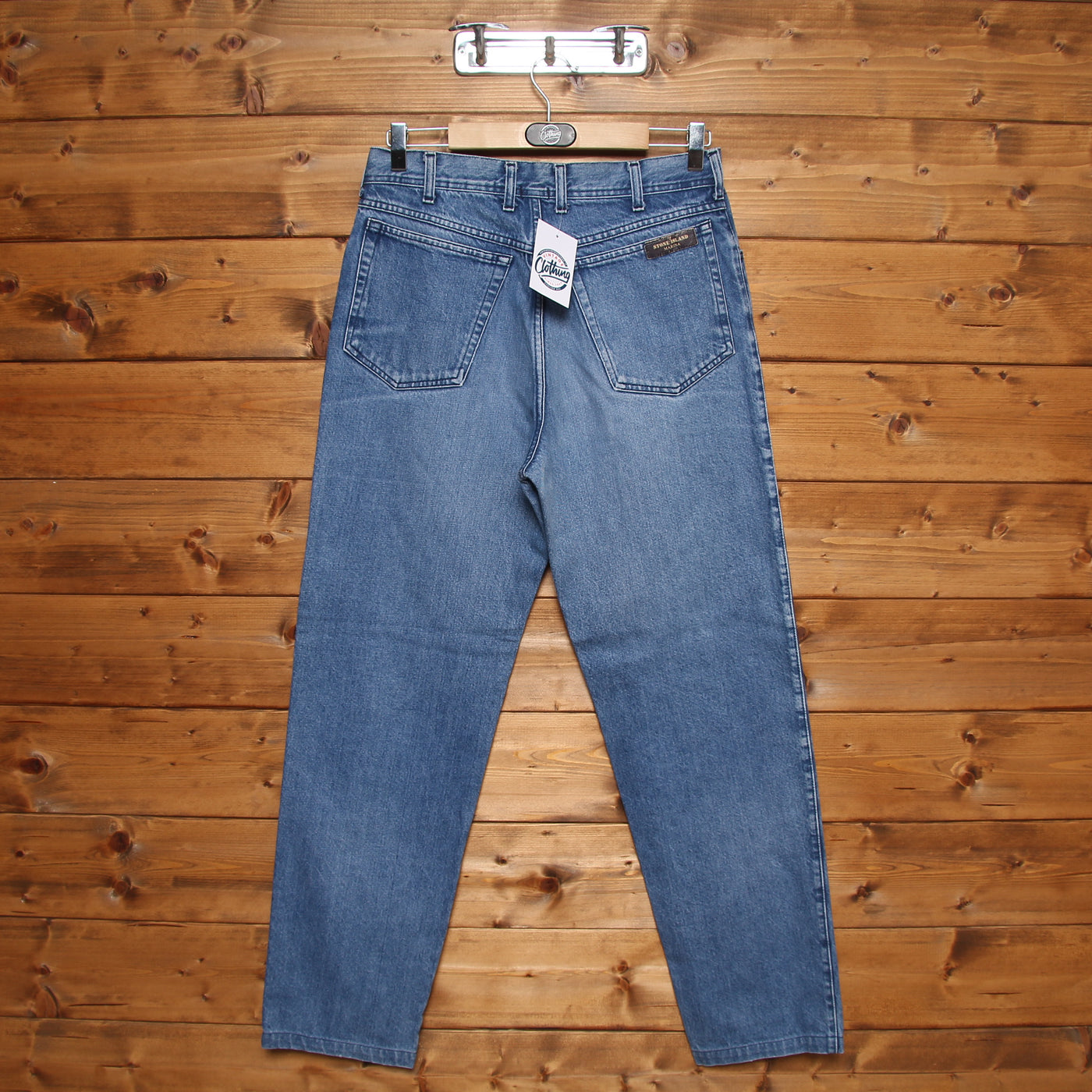 Stone Island Marina Jeans Denim Taglia 48 Unisex Vita Alta