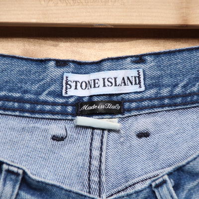 Stone Island Marina Jeans Denim Taglia 48 Unisex Vita Alta