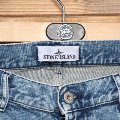 Stone Island SK Jeans Denim W34 L34 Unisex Vita Media