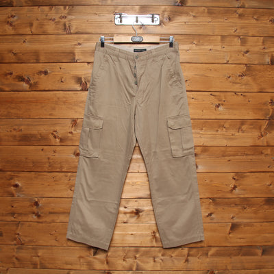 Dockers Khakis Jeans Cargo Marrone W32 L34 Uomo Vita Alta