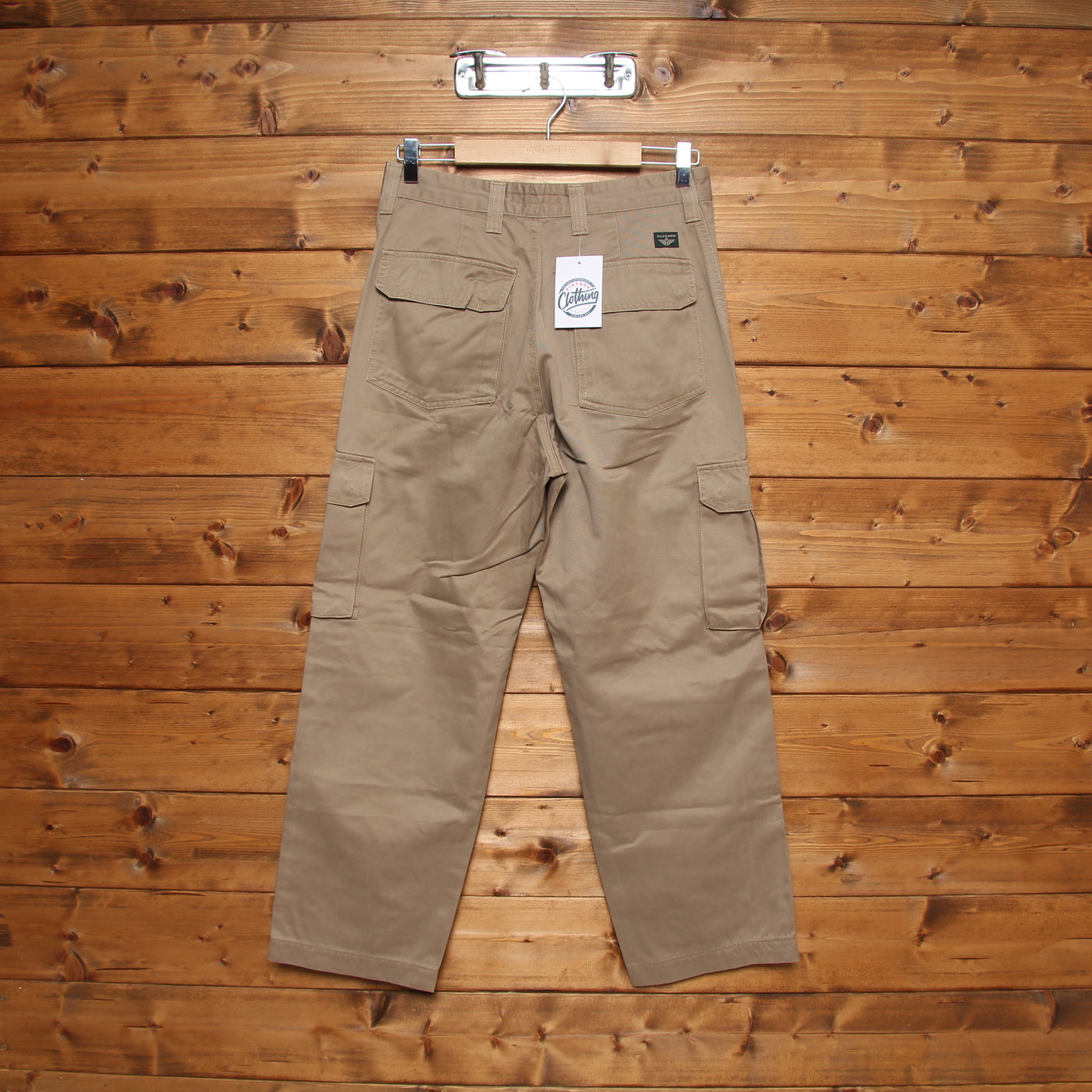 Dockers Khakis Jeans Cargo Marrone W32 L34 Uomo Vita Alta