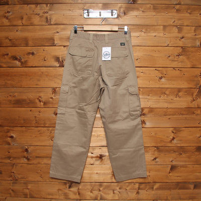 Dockers Khakis Jeans Cargo Marrone W32 L34 Uomo Vita Alta