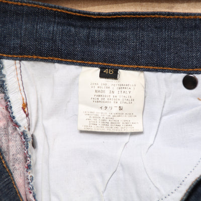 Just Cavalli Bootcut Jeans Denim e Rosso Taglia 46 Donna Vita Alta