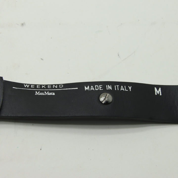 Max Mara Cintura Donna Nero Made in Italy