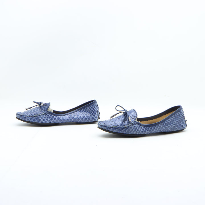 Tod's Mocassino Blu Eu 36 Donna