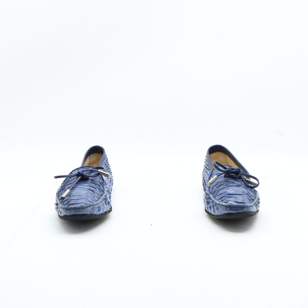 Tod's Mocassino Blu Eu 36 Donna