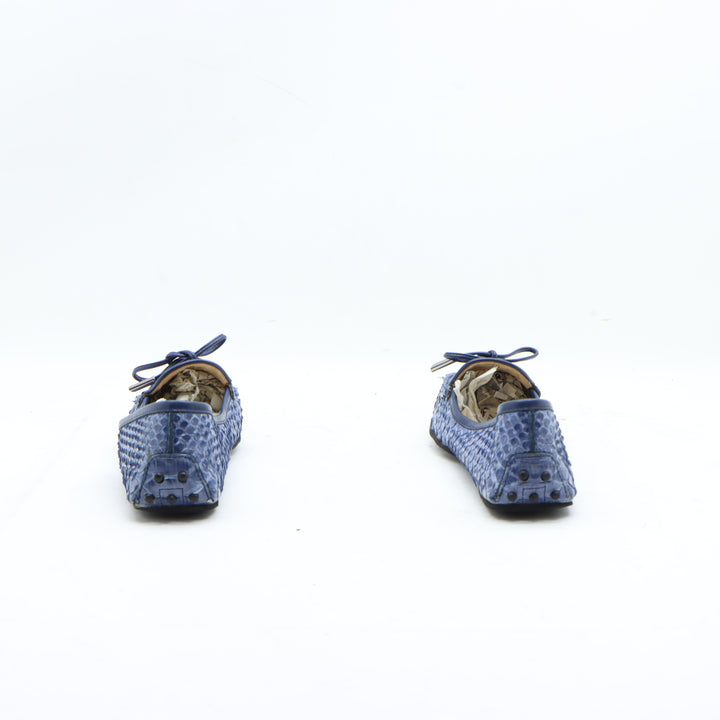 Tod's Mocassino Blu Eu 36 Donna