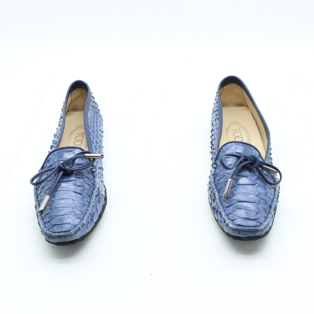 Tod's Mocassino Blu Eu 36 Donna